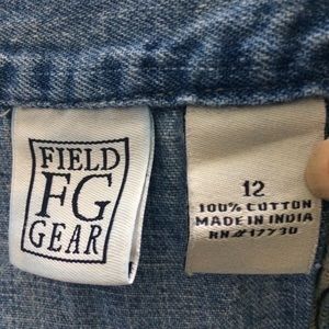 Field Gear Skirts - Field Gear Blue Denim Jean Skirt Size 12. Field Gear Skirts - Field Gear Blue Denim Jean Skirt Size 12.